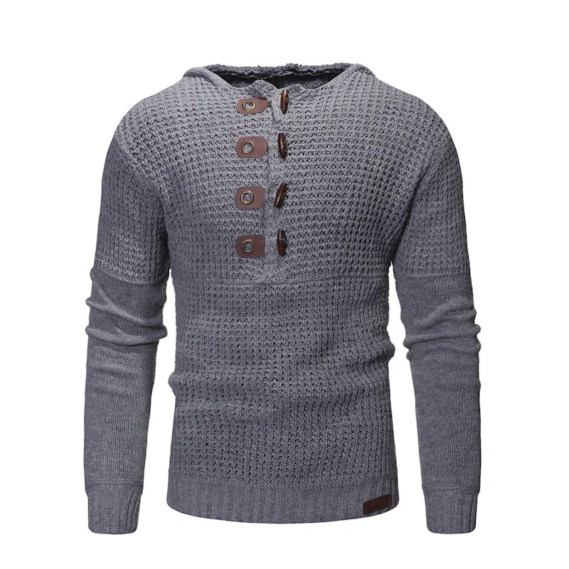 New Knit Sweater Men Autumn Winter Fashion Solid Mens s Thick Warm Men's Jumper Male Pullovers Outwear Coats