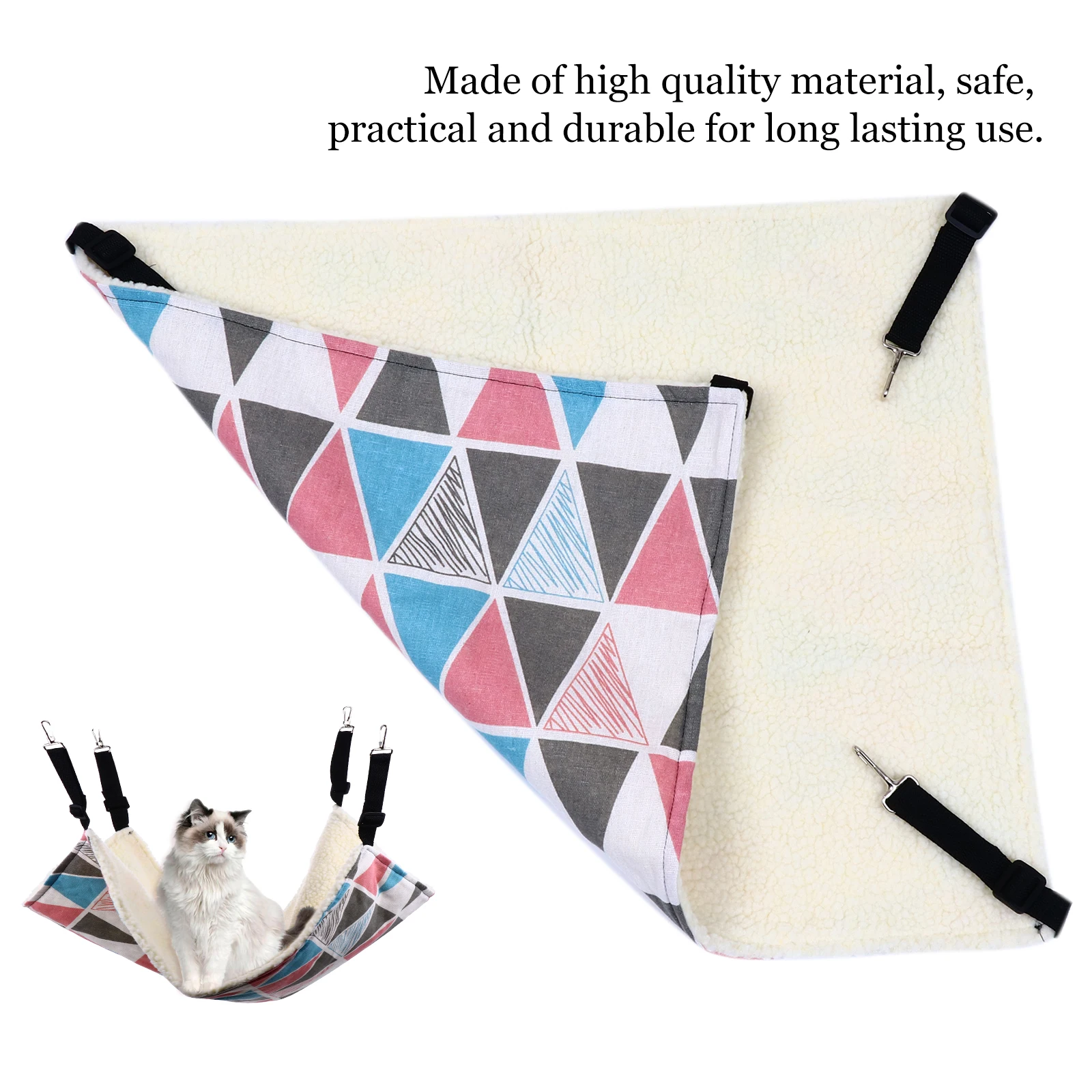 

Thickened Warm Cat Hammock Pet Hanging Bed Winter Cat Nest For Small Dogs Cats Durable Pet Sleeping Bed With Hooks