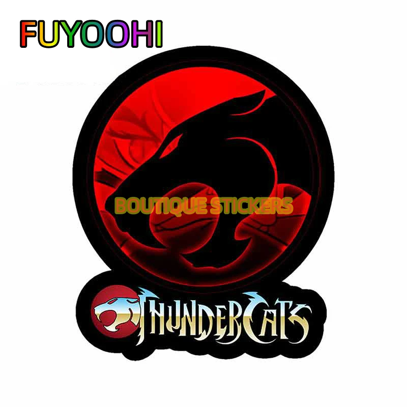 

Фучжэнь, бутиковые наклейки, внешние аксессуары, Thundercat, фотободи для бампера, окна, ноутбука, мотоцикла, наклейка PVC13cm