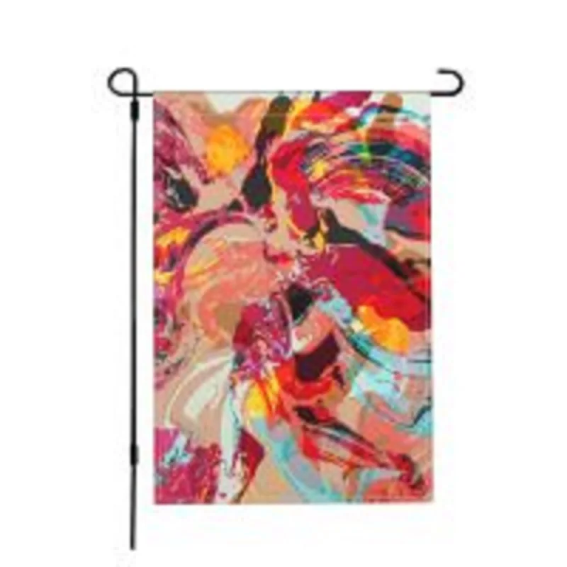 Imitation hemp garden flag decorative flag