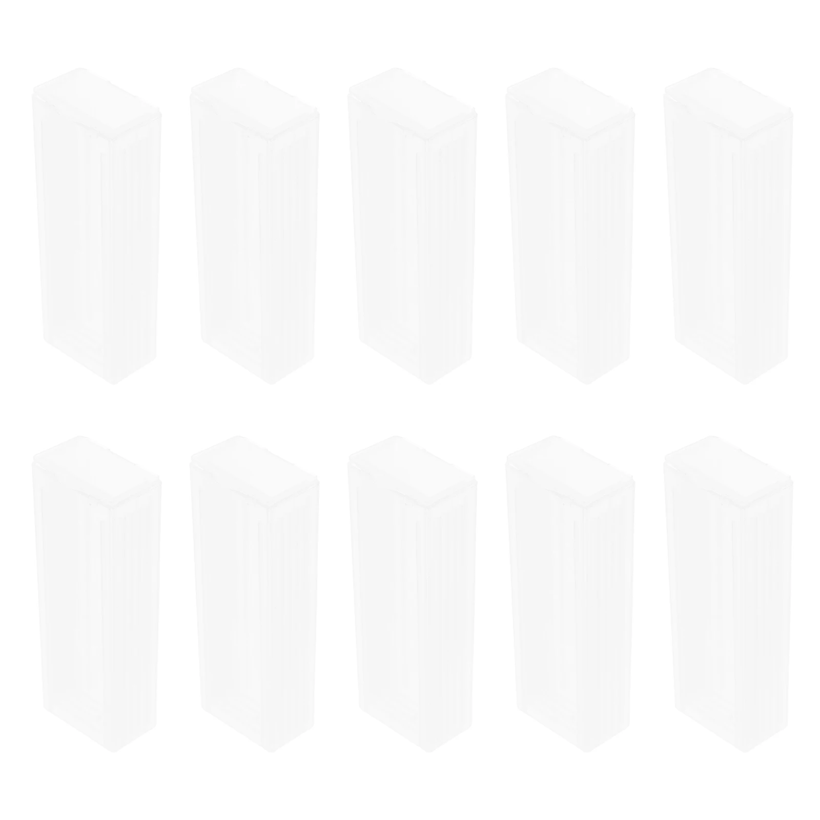 

10 Pcs Pathological Slide Storage Box Plastic Microscope Holder Organizer Keeper Case