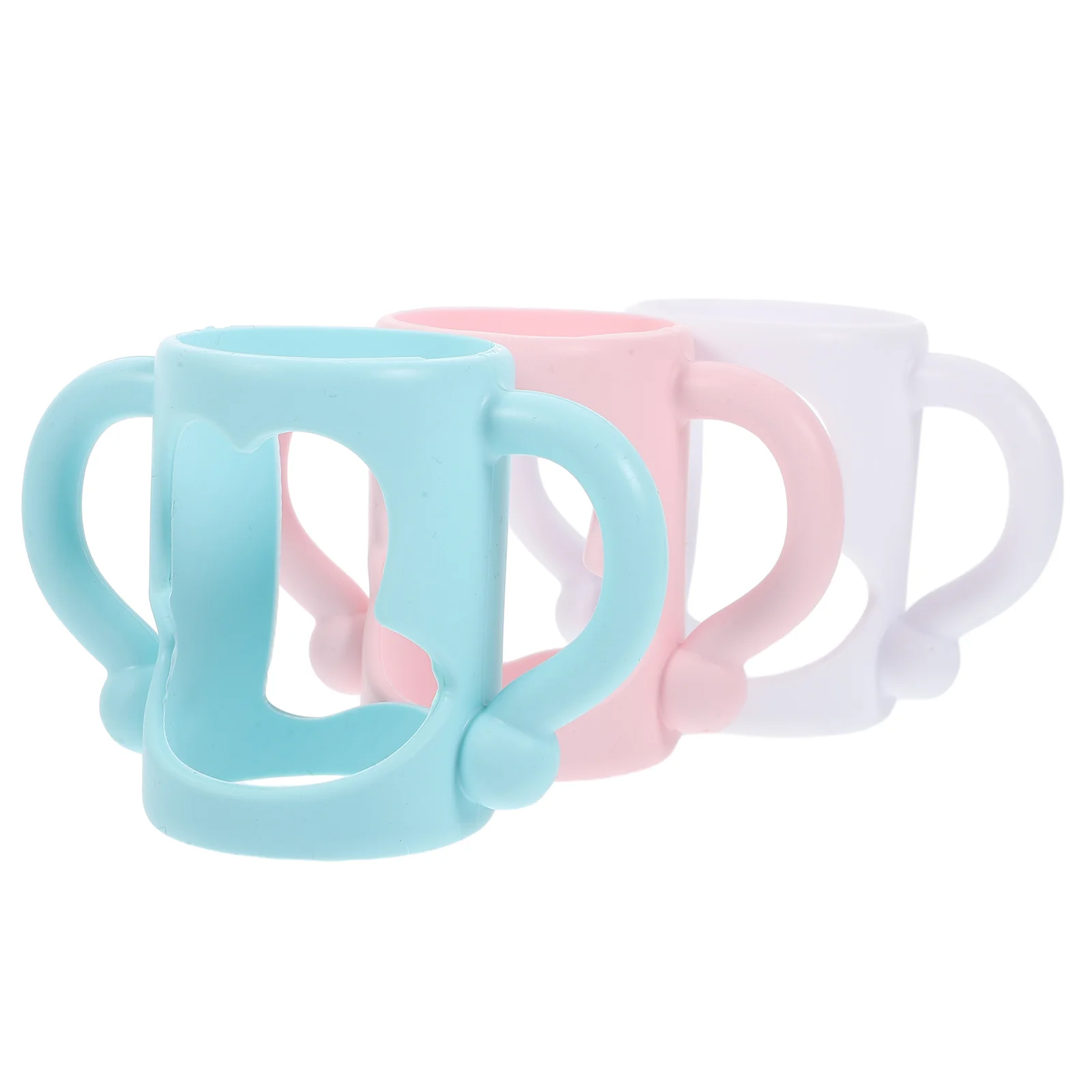 3 pcs Feeding Bottles Handle Baby Bottle Soft Handle Silicone Milk Bottle Handles baby bottle holder baby bottle handle