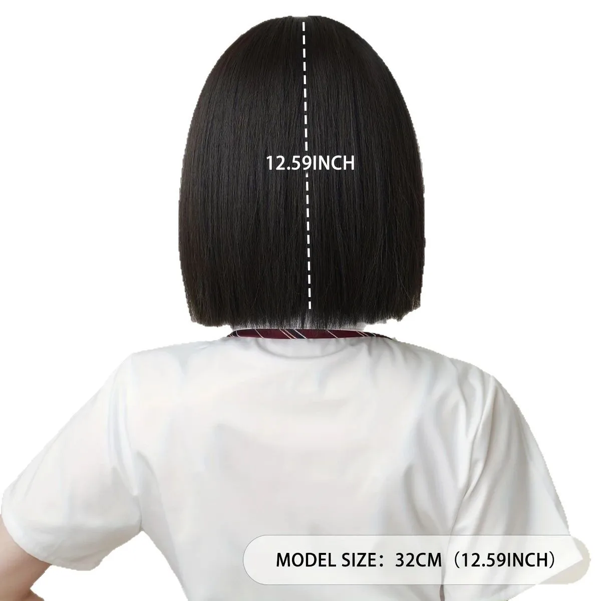 New Synthetic Wig Female Short Hair Refreshing Personality High Temperature Silk Holiday Party Daily Complete Full Head Cover