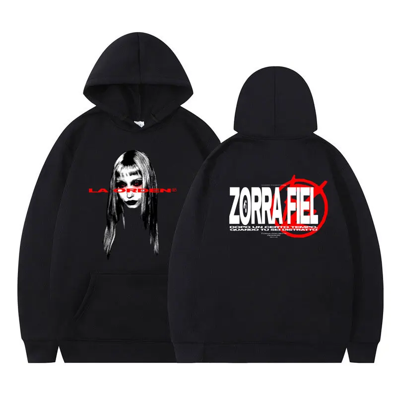 Sudadera con Capucha con Estampado Vintage de la Gira de Cantante Metrika, Sudadera de Moda para Hombre y Mujer, Sudadera Holgada Informal de Manga Larga, Sudadera Punk de Felpa