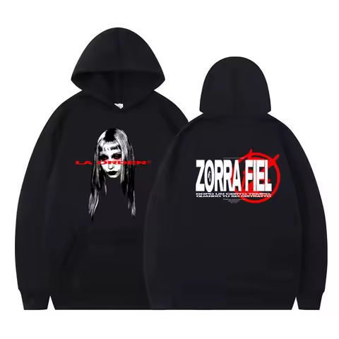 Singer Metrika Tour Vintage Print Hoodie Men Women Fashion Pullover Long-sleeved Loose Casual Hip-hop Fleece Punk Sweatshirt