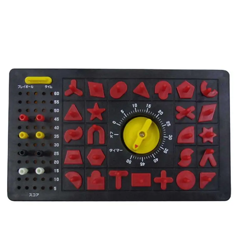 Perfection Game Puzzle Board Matching Game Two Players Gamese Popping Board Game With Timer For 3-5 Years Old Kids