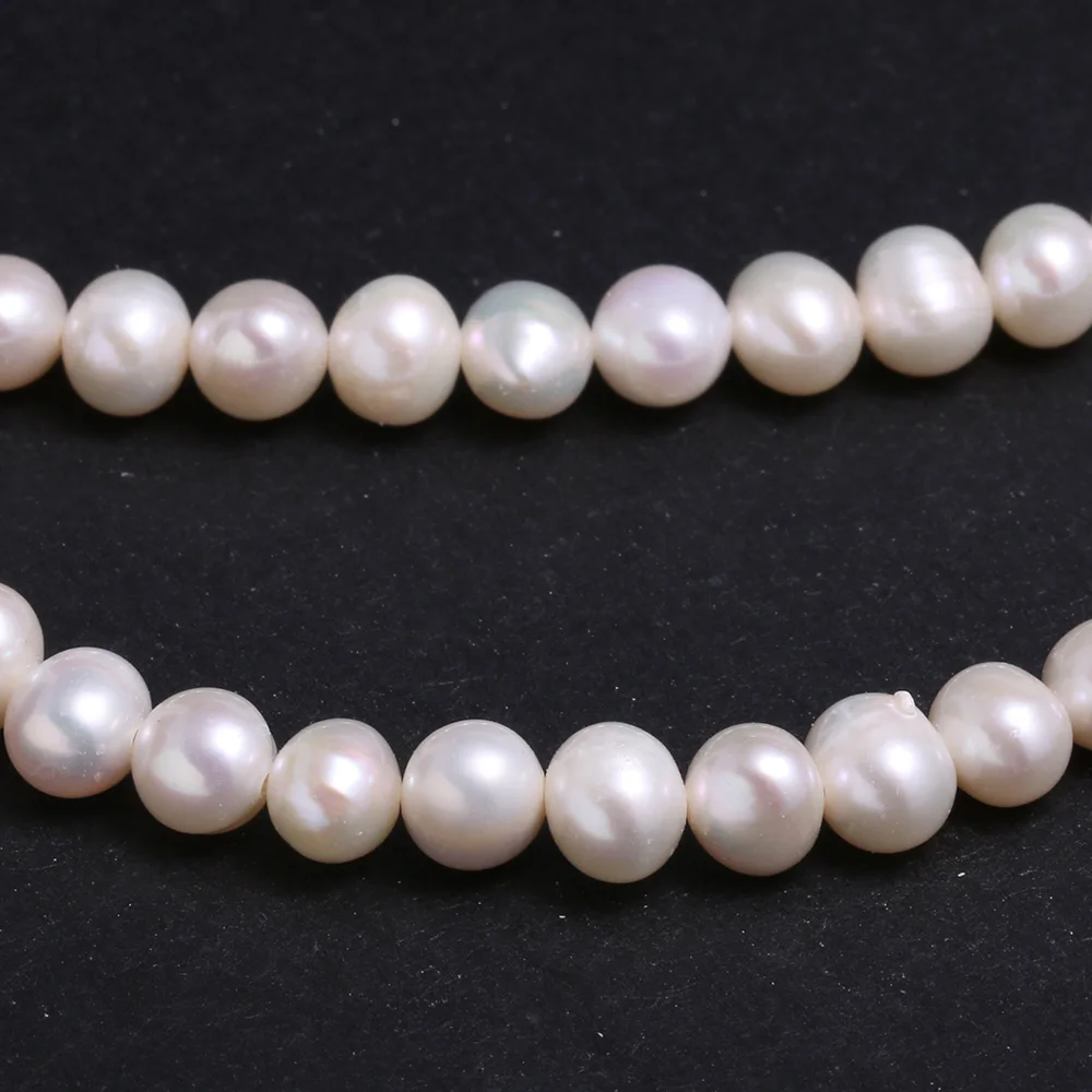 AA Minor Blemishes Natural Freshwater Pearls Loose Spacer Beads for Jewelry Making Supplies DIY Necklace Bracelet Accessories