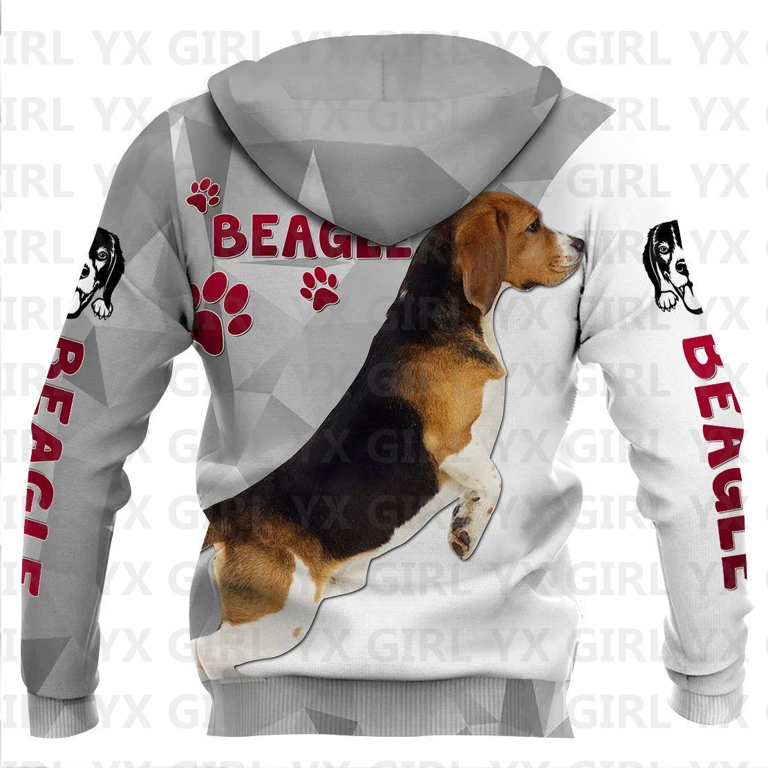 Beagle Paws/Border Collie Paws/Chihuahua Paws 3D Printed Hoodie Women For Men Pullovers Street Tracksuit Love Dog Gift