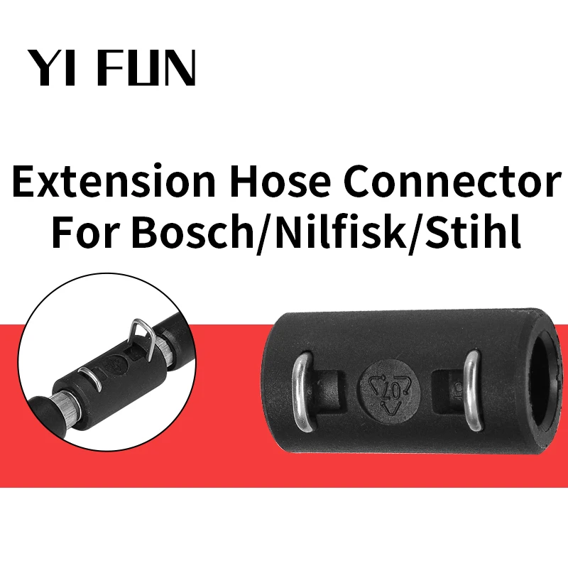 Car Wash Accessories Extension Hose Connection For Bosch Nilfisk Sthil High Pressure Washer Car Cleaning