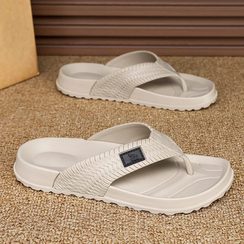 صنادل صيفية للرجال نعل ناعم أحذية شاطئ مريحة مقاس كبير مضادة للانزلاق شباشب رجالية غير رسمية في الهواء الطلق #1