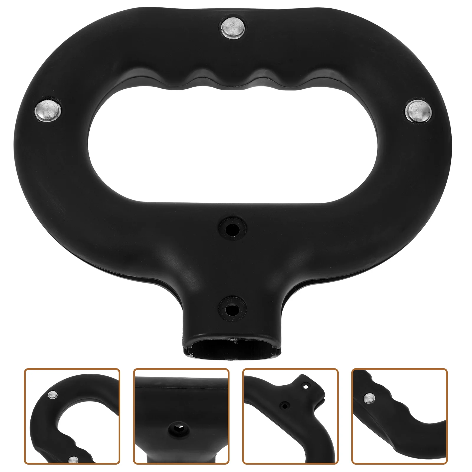 

Ergonomic Wagon Push Sturdy Plastic Handle Replacement For Camping Trolley Durable Grip Wagon Cart Accessories Garden Cart