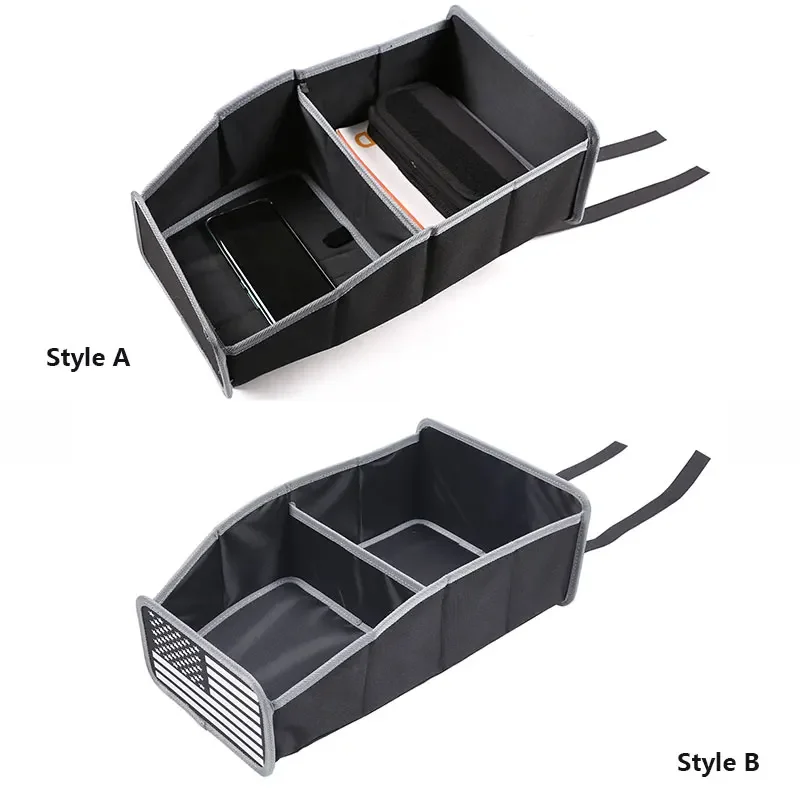 For Toyota GR Supra A90 2019-24 Car Central Armrest Storage Box Pocket Multi-use Seat Back Storage Bag Organizer Car Accessories