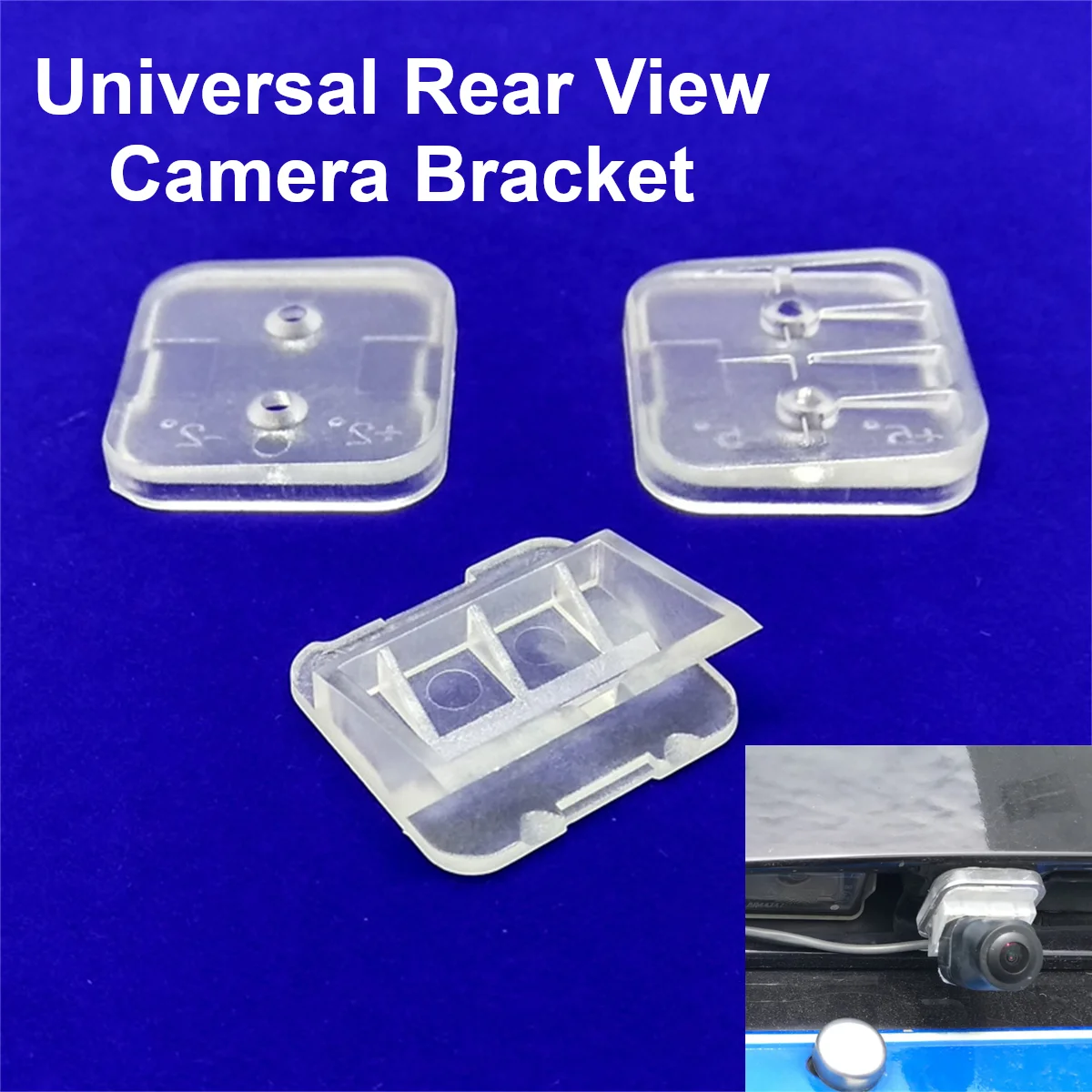 Universal Rear View Backup Reverse Camera Bracket Dvr Dash Cam Mirror Mount Holder Adjustment Angle +2 -2 +5 -5 Degrees