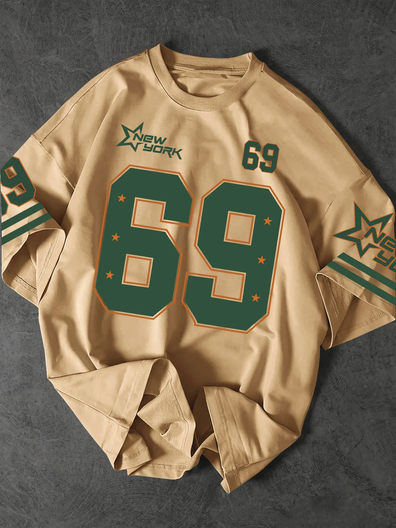 Vintage New York 69 Varsity Oversized Tee