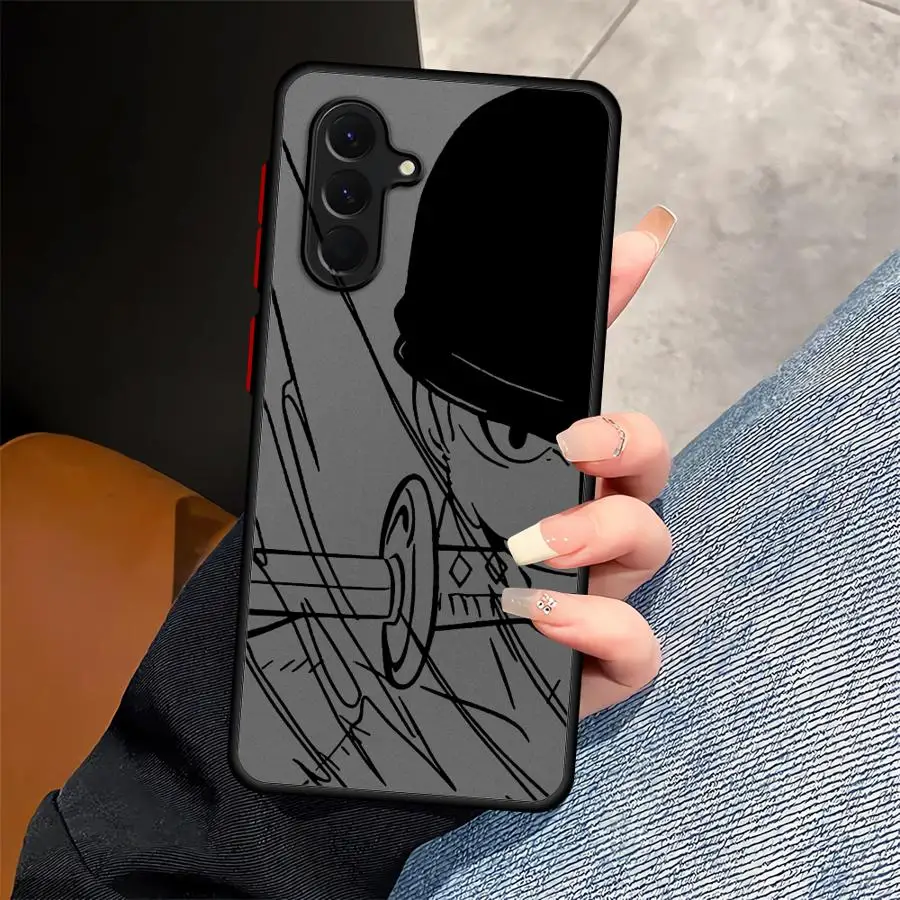 Phone Cover Case for Samsung Galaxy A16 A15 A56 A55 A54 A73 A33 A53 A14 A23 A52S A72 A34 A36 A17 A52 A35 One Piece Luffy Zoro