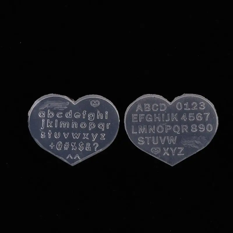

1/3PCS Art Decoration Universal English Letter Design Nail Silicone Mold Earring Necklace 3D Resin Mold DIY Tools