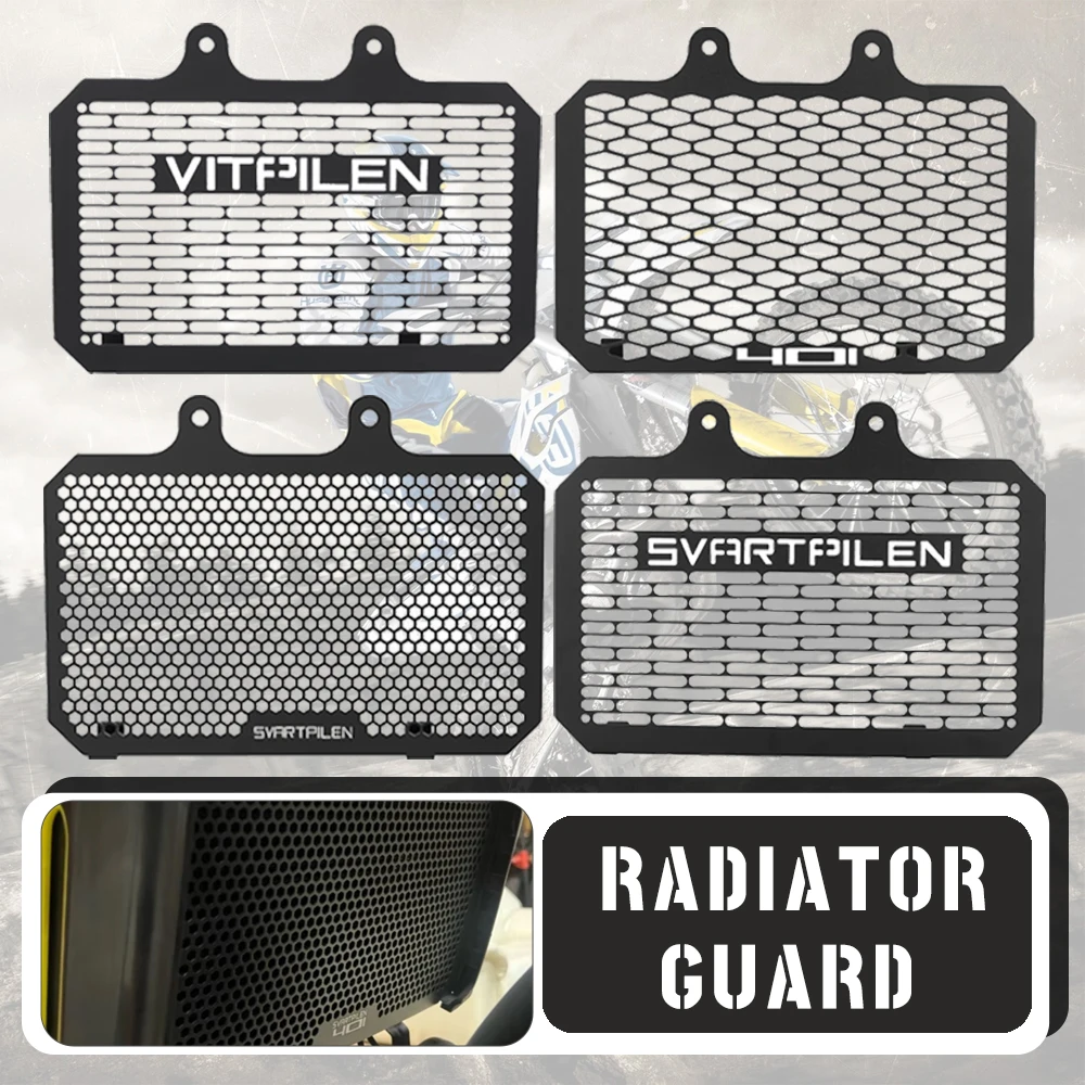 

Для Husqvarna Svartpilen 401 VITPILEN 401 2018-2021 2022 2023 Svartpilen401 VITPILEN401 Защитная крышка решетки радиатора