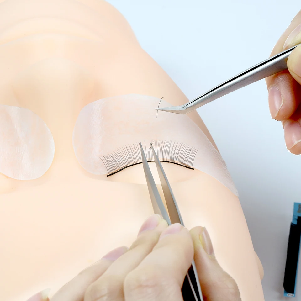 Lashprofessor Mannequin Trainingskopf Praxis Wimpernverlängerung Abnehmbares Augenlid Silikon Kosmetikpuppe Gesicht Make-up Modell Lieferant – Detail 12
