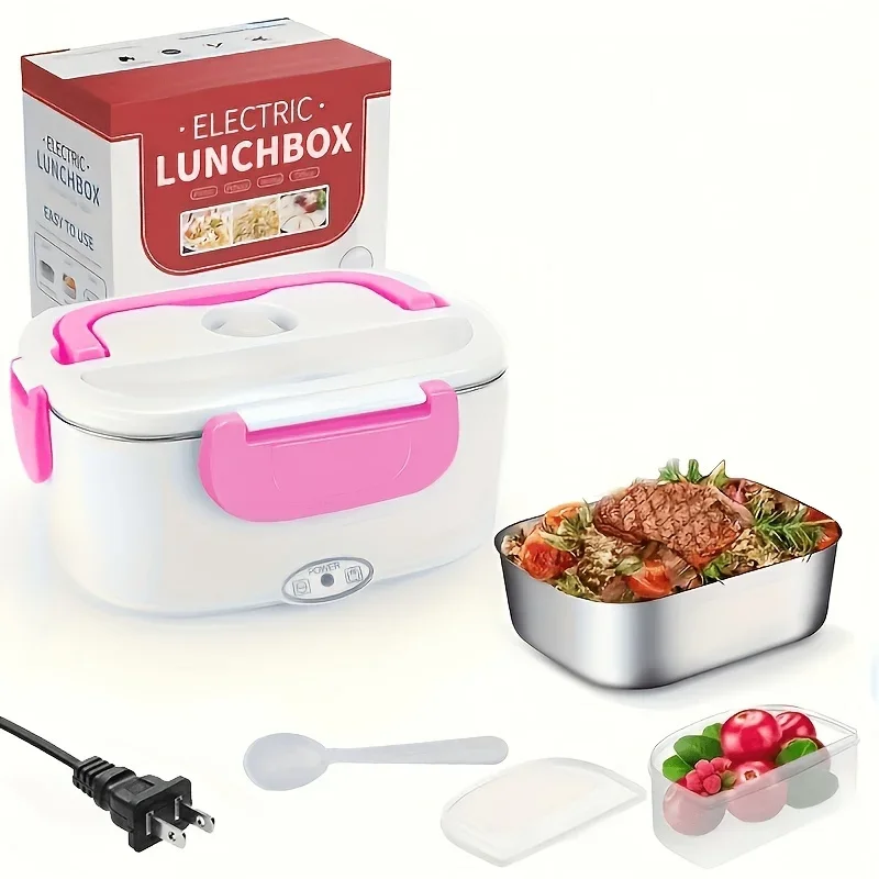 

Portable Lunch Box - 1.5L Stainless Steel Bento Warmer, Fast Heat & Leak-proof – Ideal for Office, Outdoor Work, and Travel