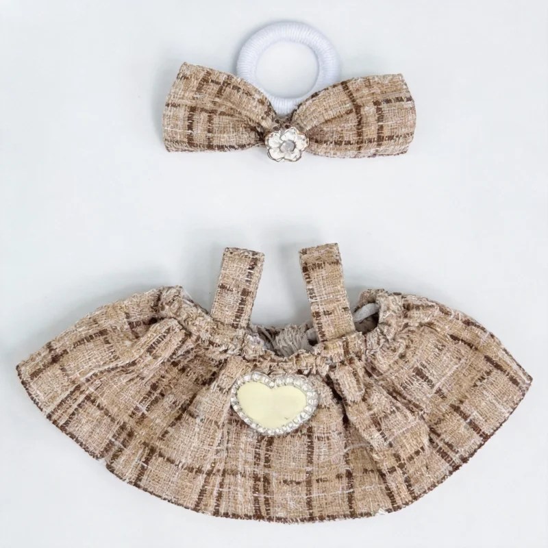 Per gonna per bambola in peluche Labubu da 17 cm - Set di gonne adorabili per regalo di accessori per vestiti fai da te