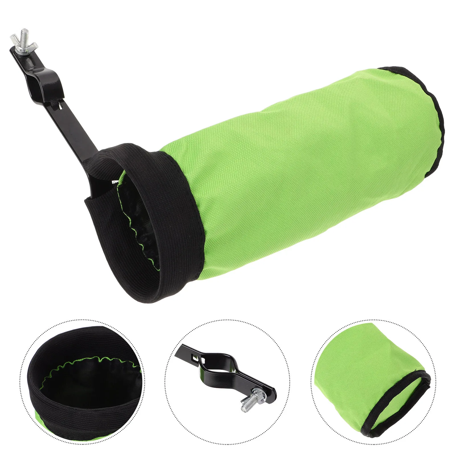 1 ensemble de supports de baguettes portables, pochette de rangement de baguettes de tambour en tissu Oxford pour ensemble de batterie, sac de matériel, support de baguettes décoratif