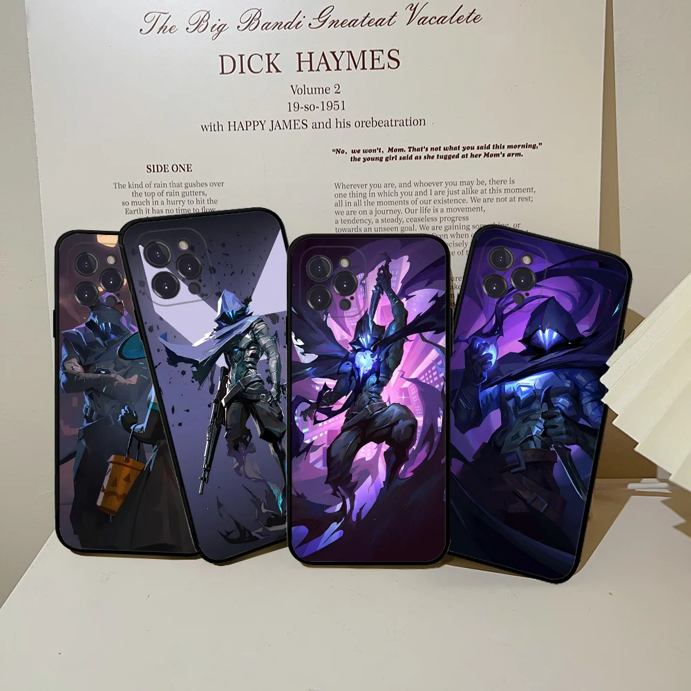 

Valorant O-Omen Phone Case For iPhone 16 15 14 11 12 13 Mini Pro XS Max Cover 6 7 8 Plus X Funda Shell