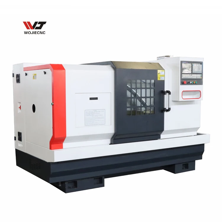 Pozioma tokarka CNC z płaskim łóżkiem metalowym Ck6160