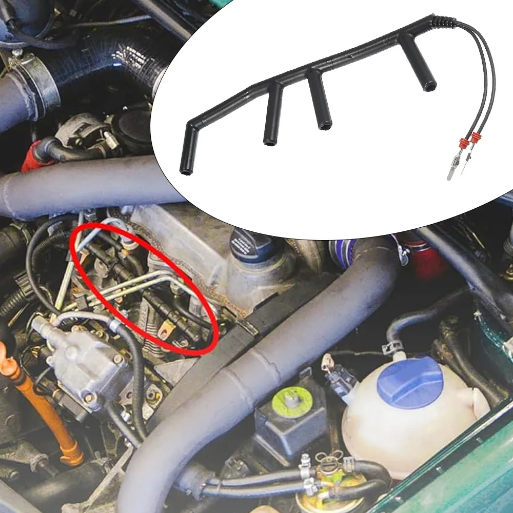 

028971766 Car Glow Plug Wiring Harness for Volkswagen Beetle Passat Jetta Golf 2 Wires