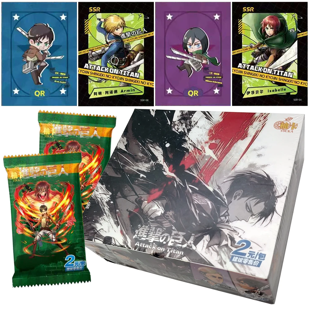 進撃の巨人コレクションカードファンが気に入った日本ファンタジーサスペンステーマアニメ周辺人気キャラクターカードデスクトップおもちゃ
