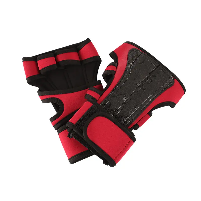Fitness Weight Lifting Glove Anti-Skid Powerlifting Gym Gloves with Deadlift Belt Crossfit Palm Protection Grips Pads