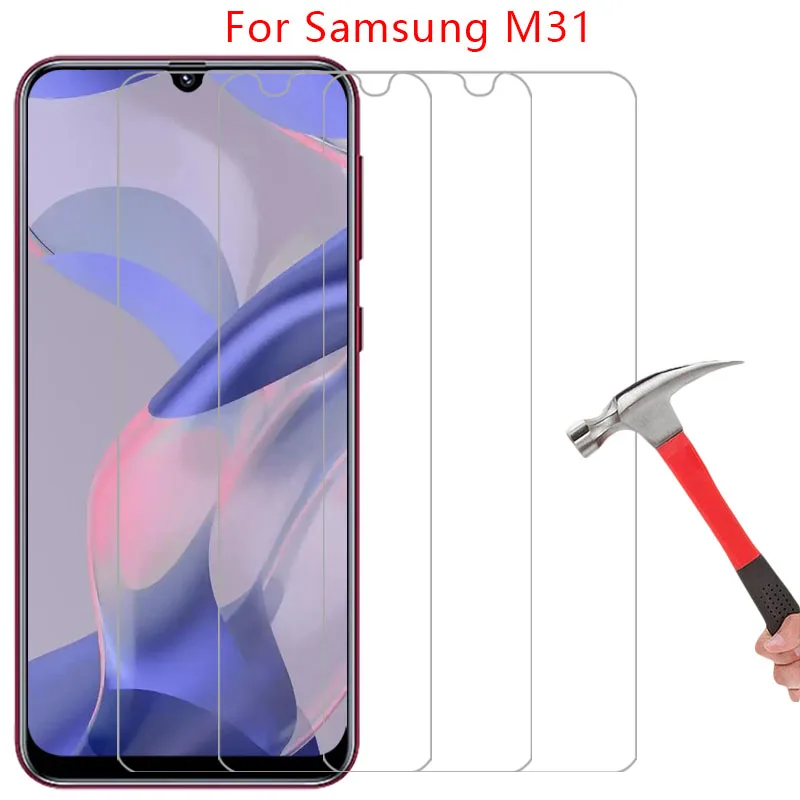 protective tempered glass for samsung galaxy m31 screen protector on samsungm31 galaxym31 m 31 31m film samsumg samsun galxy 9h