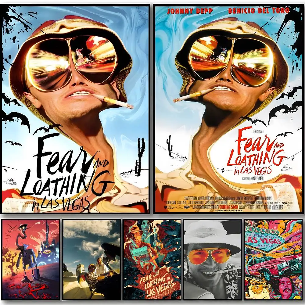 الخوف والكراهية في لاس فيغاس ملصق الفيلم ملصقات ذاتية اللصق مناسبة لأي سطح جدار مقاوم للماء والرطوبة #1