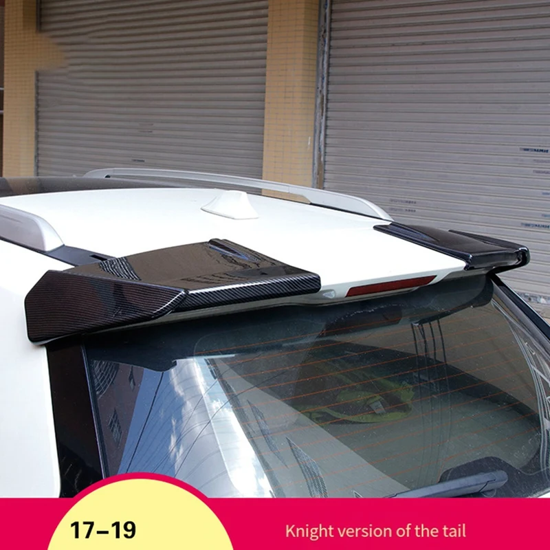 For Nissan Xtrail Rear Roof Extension Spoiler Wing Tail X-TRAIL ABS Auto Accessories 2014 -2020 CARBON STYLE