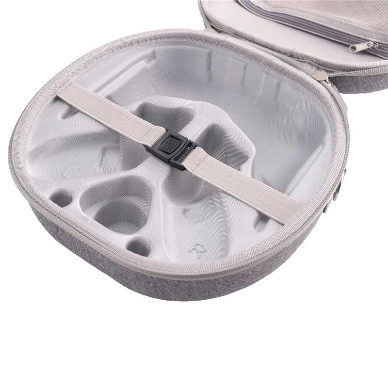 For Meta Quest 3 VR Travel Carrying Case For Oculus Quest 3 Protective Bag Hard EVA Storage Box VR Parts Accessories (Grey)