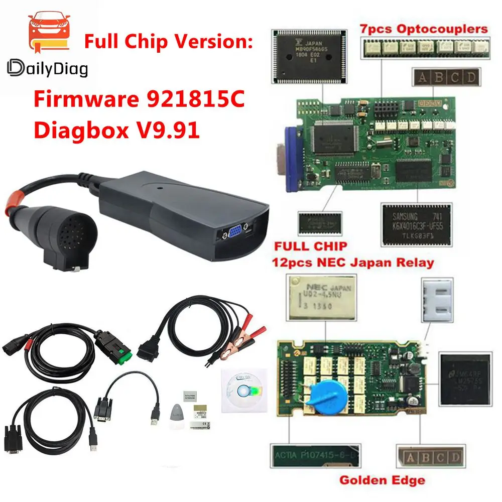 

Full Chip LEXIA3 Diagbox V9.91 V9.68 V7.83 921815C Lexia 3 PP2000 V48/V25 For Citroen/Peugeot OBD2 Car Diagnostic Tool