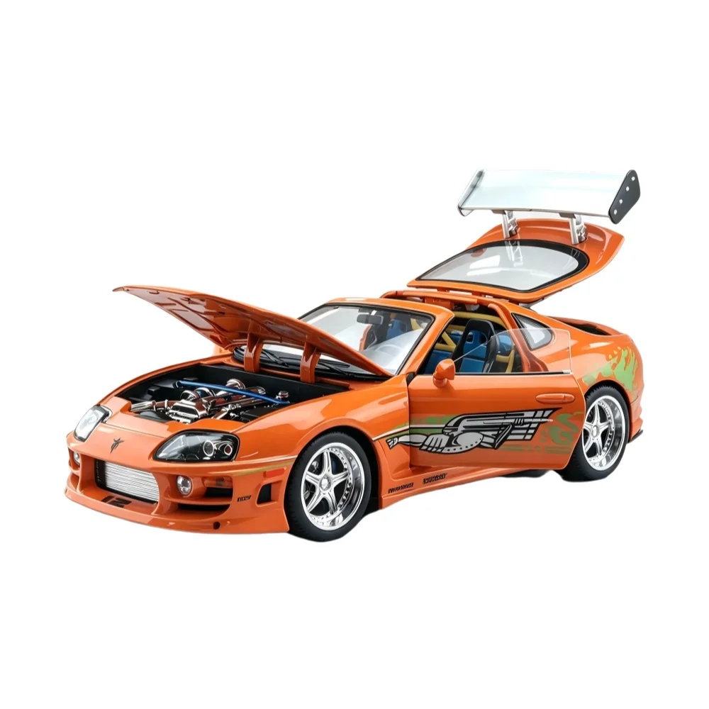 Model sportowego samochodu w skali 1:24 z wysokiej jakości stopu - Stylowy design, precyzyjne wykonanie, realistyczny wygląd. Czy to dekoracja domu — 2