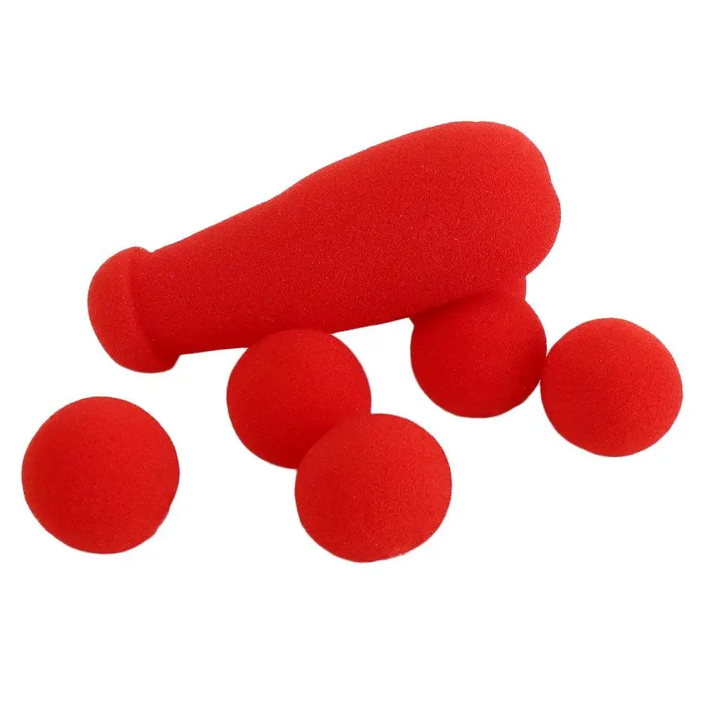 Red Sponge Balls Magic Trick Sponge Funny Gadgets Magic Prop Small Sponge Brother Performing Mentalism Magic Red Sponge