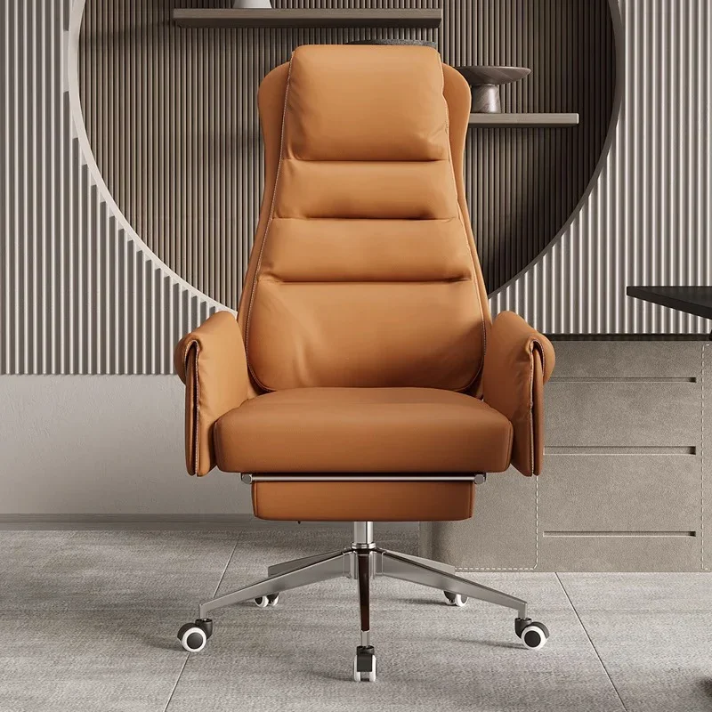 

Back Rest Computer Office Chair Design Leather Executive Ergonomic Chair Luxurious Unfolding Silla Escritorio Gardden Furniture