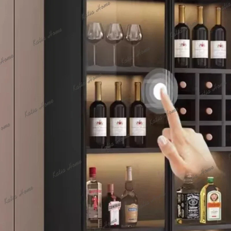 LD Light Luxury Wine Cabinet Modern Simple Living Room Small Wine Cabinet Household Restaurant Bar Furniture
