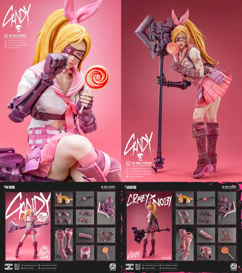 

In Stock I8TOYS 1/6 Dream Tower Katie CANDY I8-MA-CZ001/002 Action Figure Model Toys