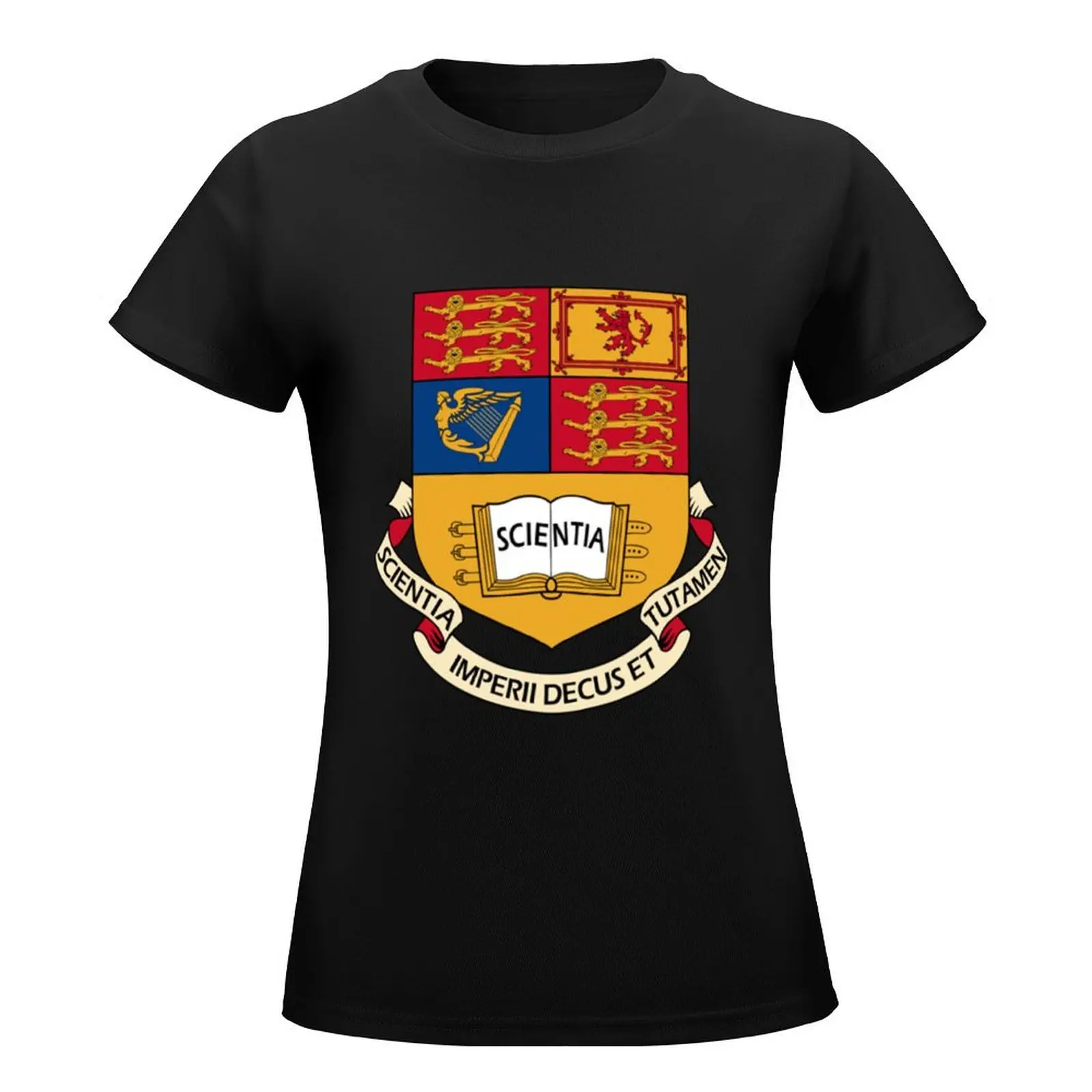 Imperial College London T-Shirt lady clothes vintage clothes Short sleeve tee t-shirts for Women cotton