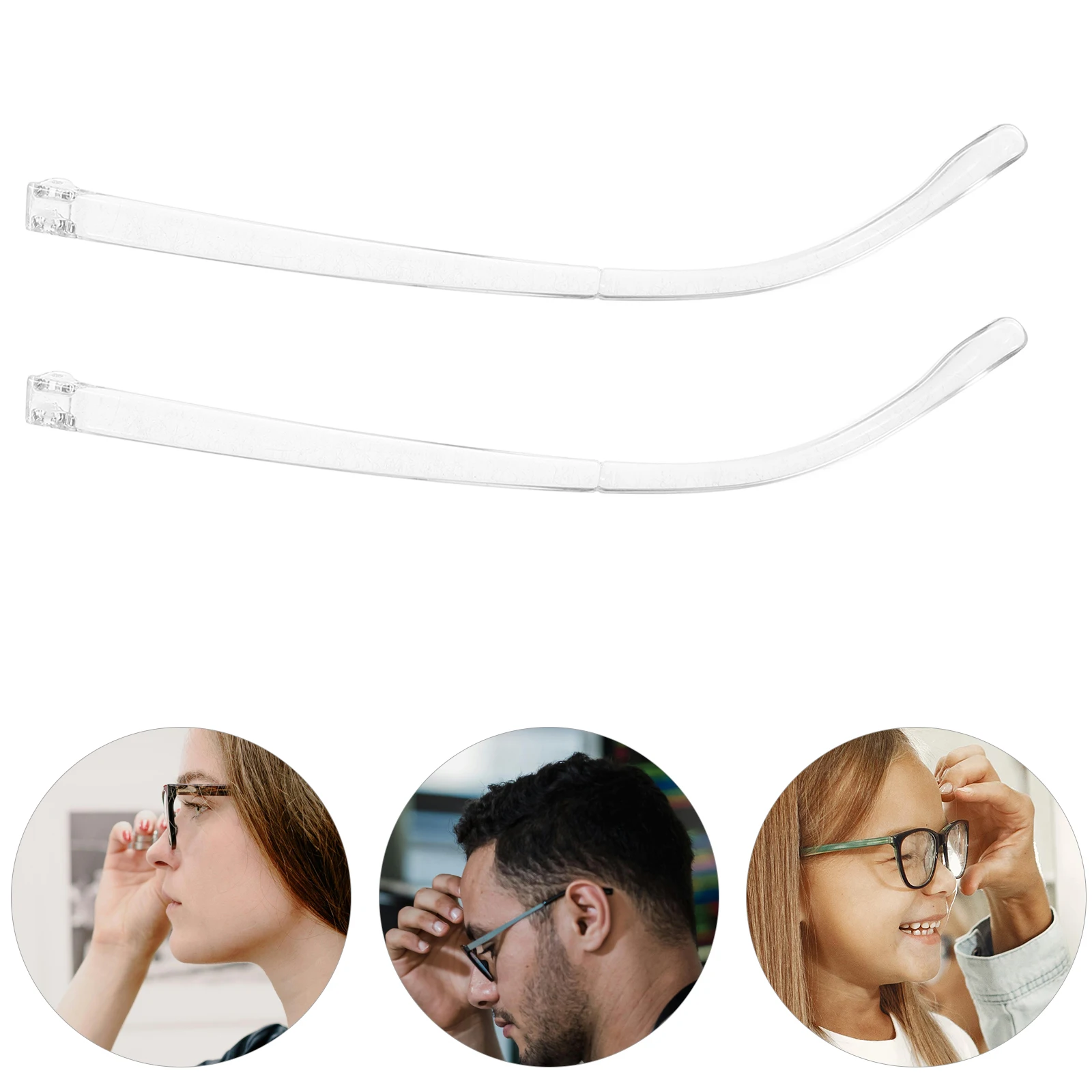

Glasses Arm Replacement Universal Eyeglasses Parts Repair Kit TR90 Long Lasting Accessories For Sunglasses Reading