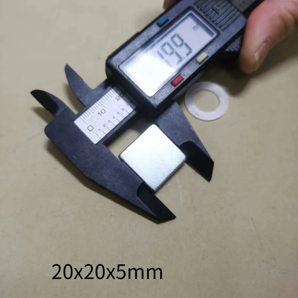 N52 20x20x5  Standard Costomised 20*20*5 Square Ebike Electric Block Motor Generator for Testing Printer  Strengh Powerful