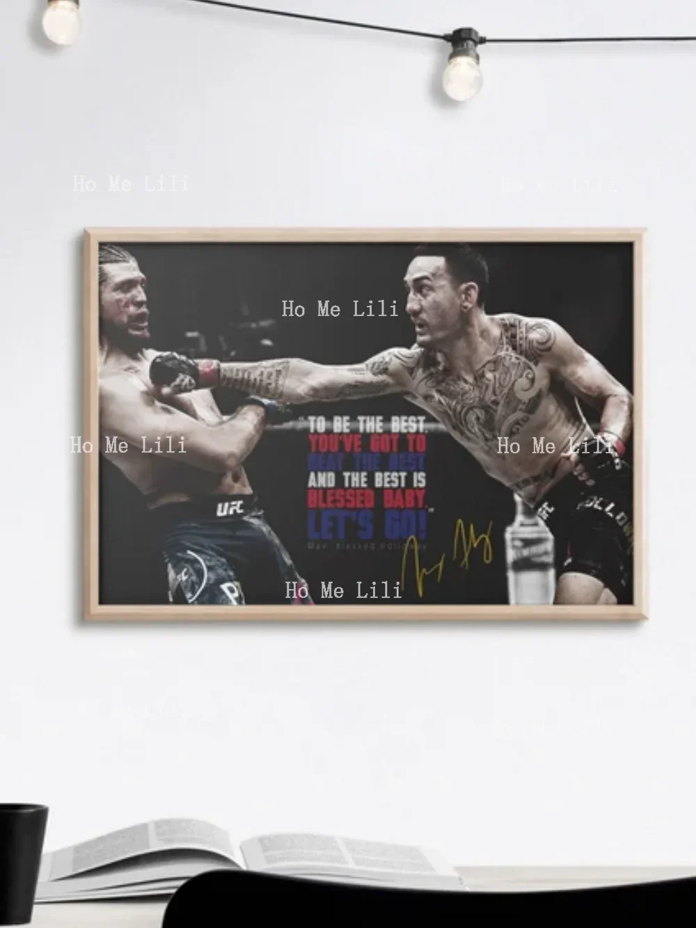 Max Holloway Quote Photo Print Poster Wall Decoration Canvas Painting