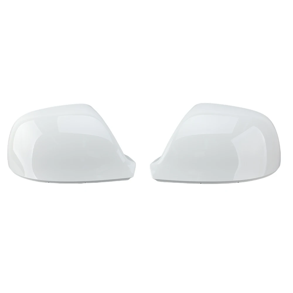 Side Mirror Cover Caps For VW T5 T6 TRANSPORTER VW Amarok 2010-2020 White With Snap-On Clips Door Mirror Cover Caps Accessories