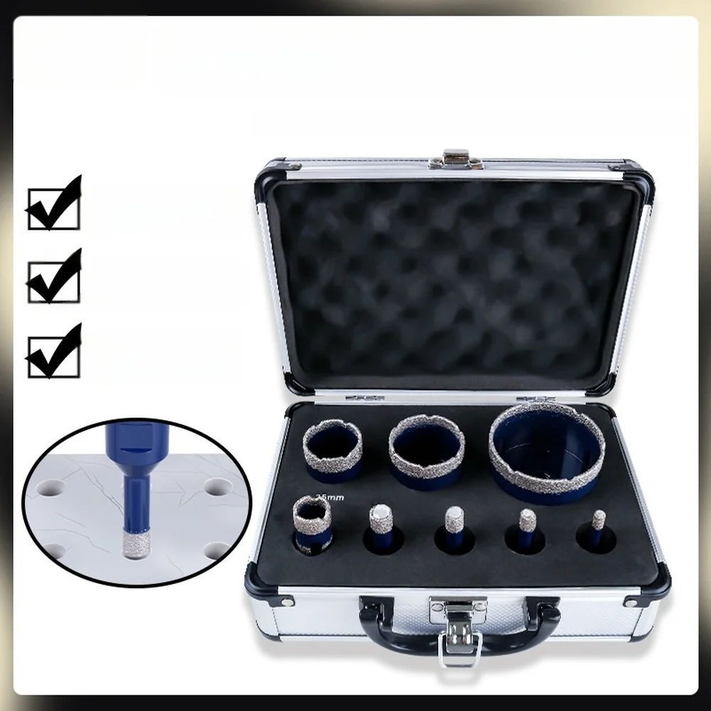 /Hole /Saw /Set For For M14 Thread For For For Tile Marble Granite Glass Drilling With Angle…