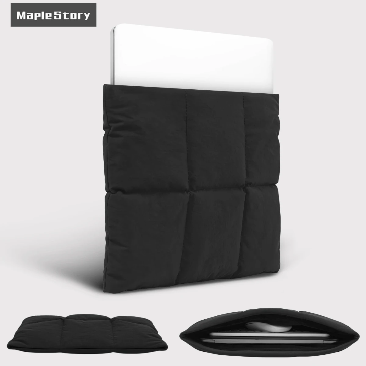 

Пышная сумка для ноутбука 13-13,3 15-15,6 дюйма, противоударная наволочка, совместимая со стеганым чехлом для переноски ноутбука MacBook Air/Pro