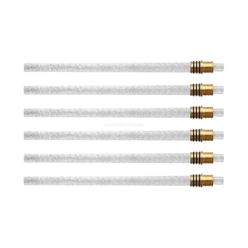 Dropship 6/12pcs Brass Wick Holder and Fiberglass Wicks Replaced Durable Torch Lights Set