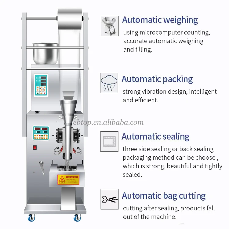 

Best-selling New Snack Food Potato Chips Popcorn Packaging Machine for Snack Plantain Chips
