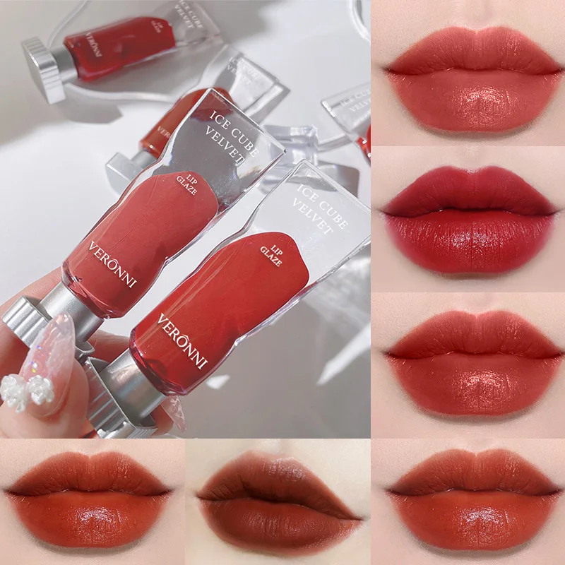 Ice Cube Lipstick Lip Gloss - Hydrating Long Lasting Moisturizing Cute Mini Lip Gloss Makeup with Cooling Effect For Daily Use